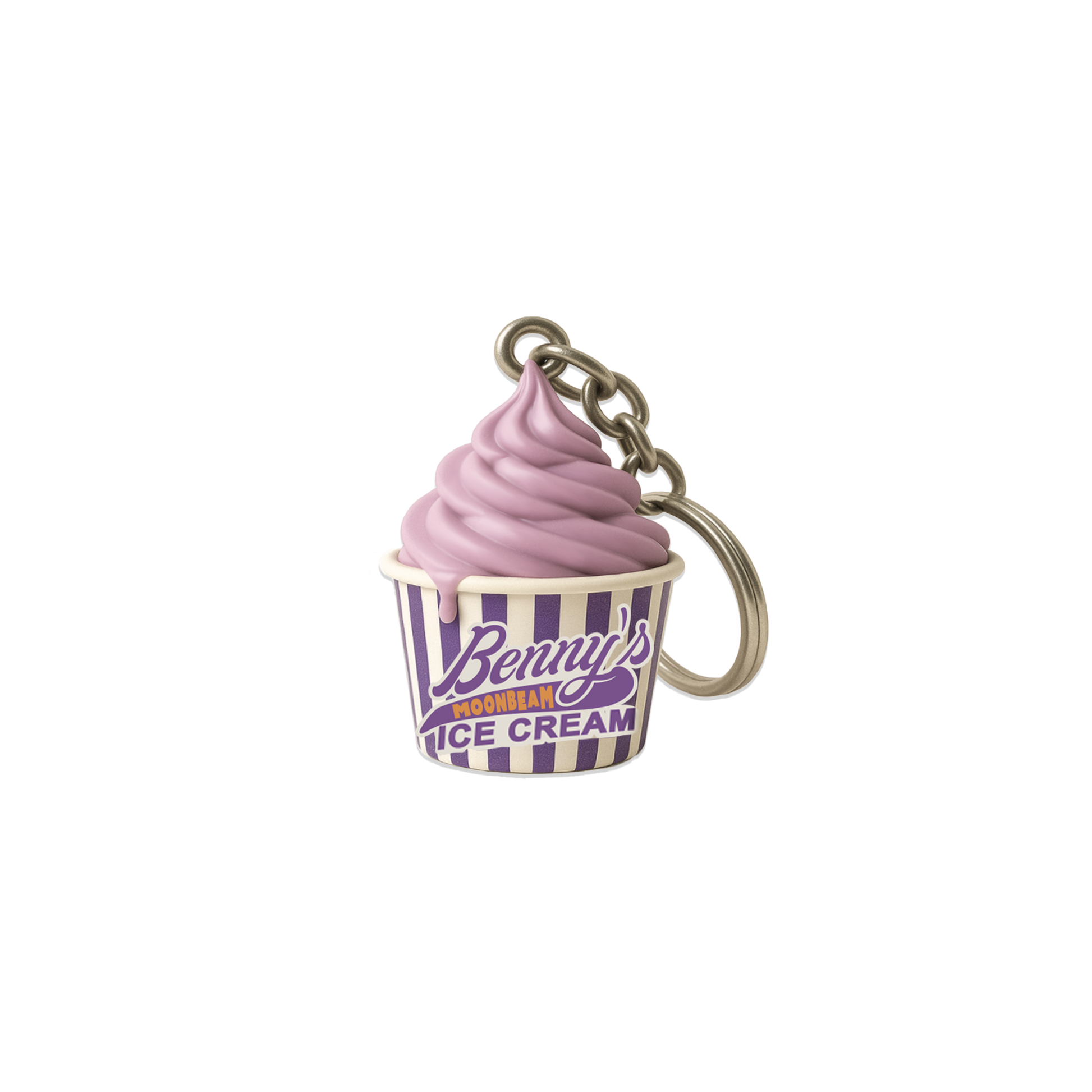 Benny's Moonbeam Ice Cream Keychain