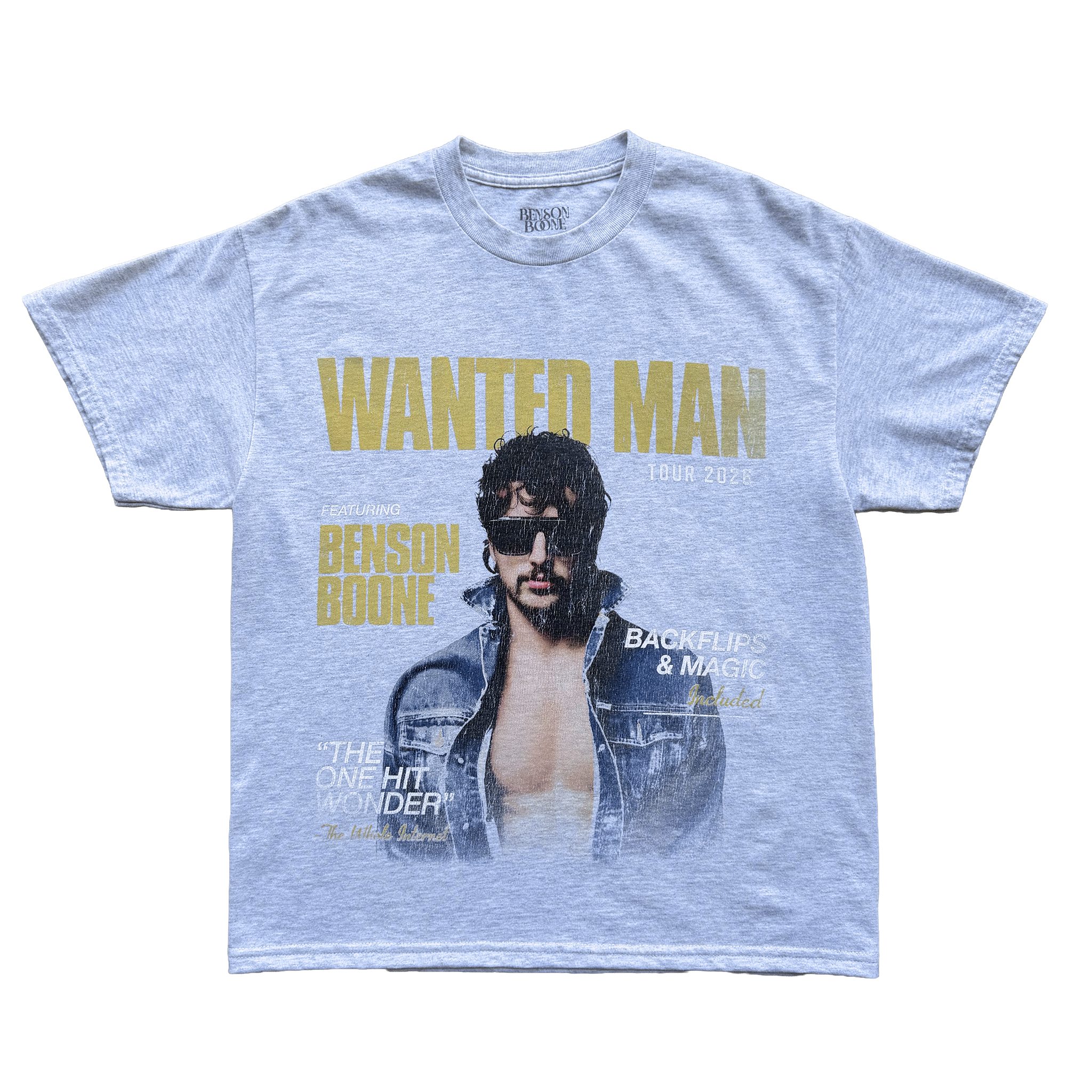 Wanted Man Tour Dateback Tee – Benson Boone