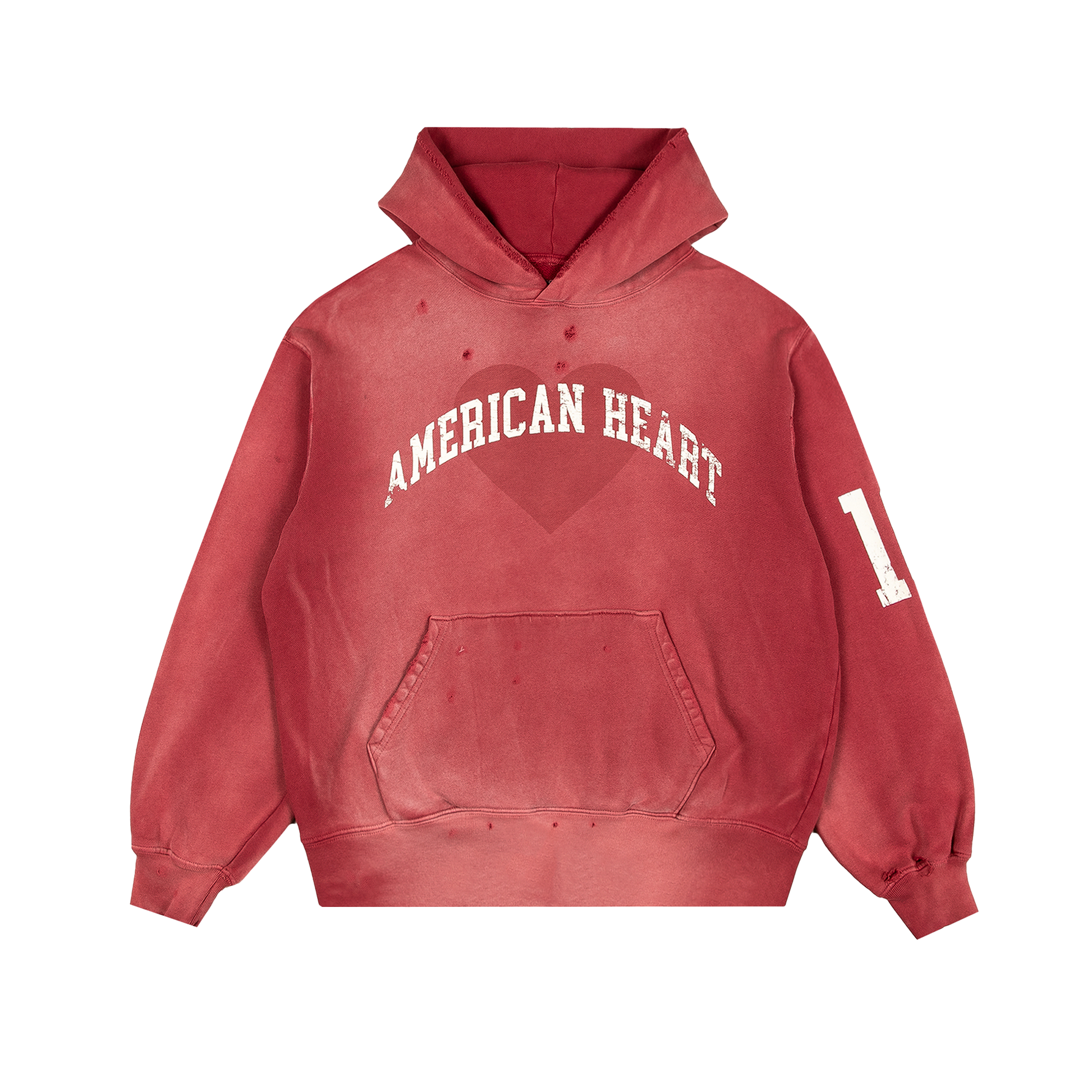 American Heart Red Hoodie