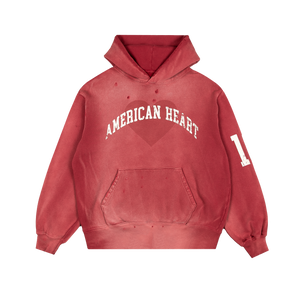 American Heart Red Hoodie