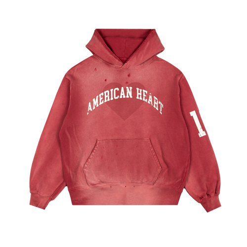 American Heart Red Hoodie