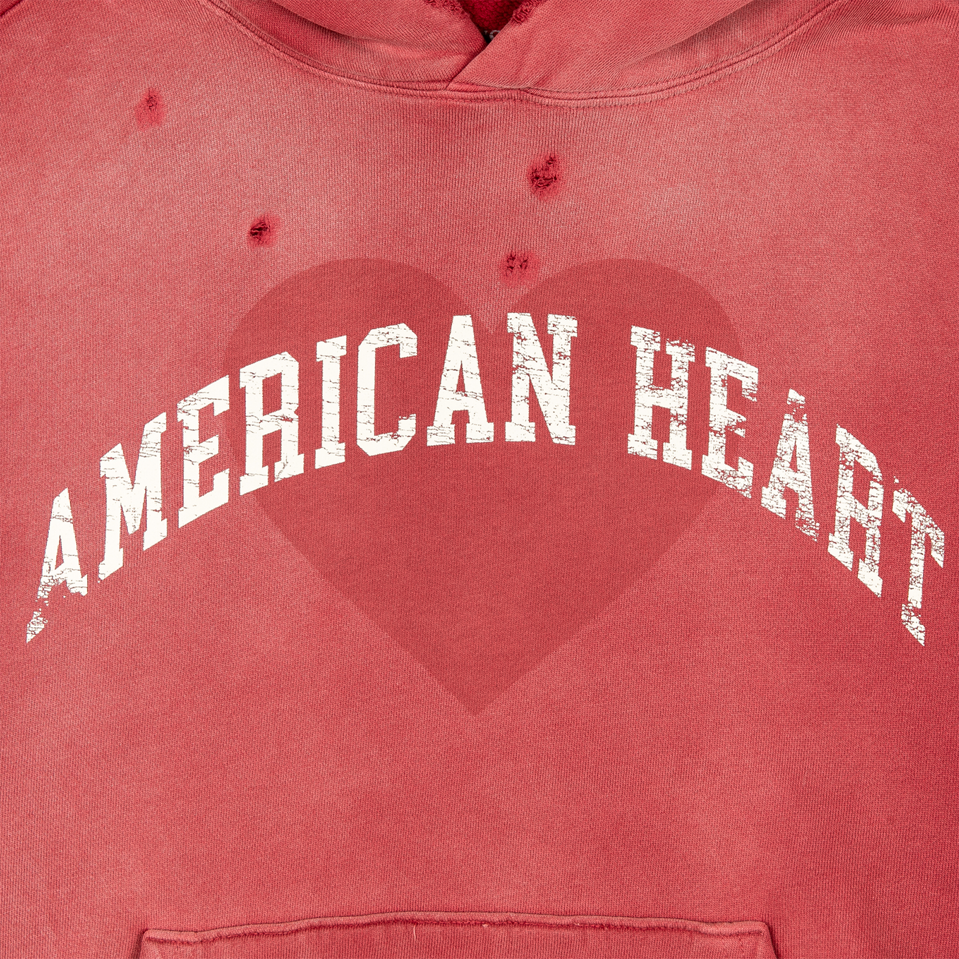 American Heart Red Hoodie