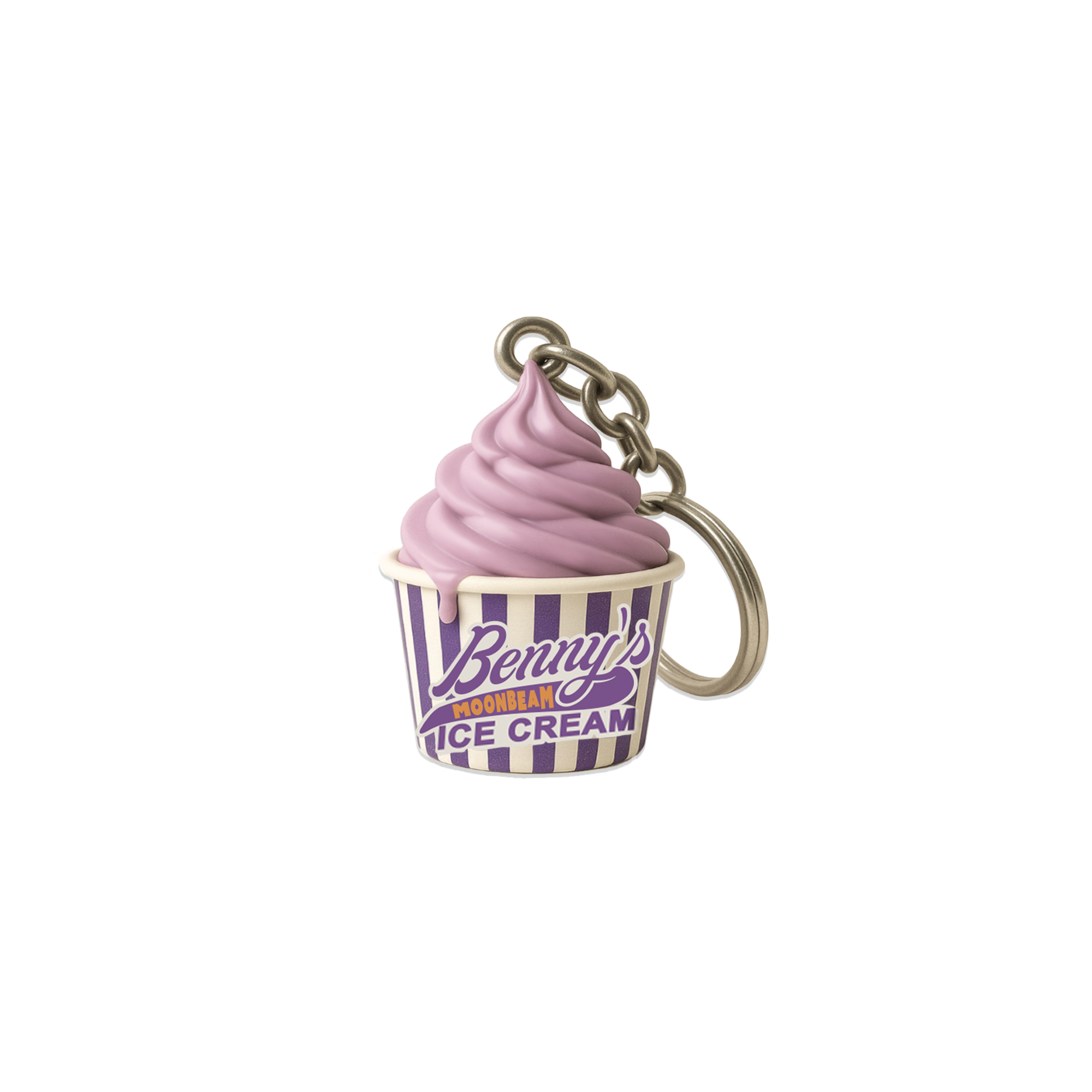 Benny's Moonbeam Ice Cream Keychain