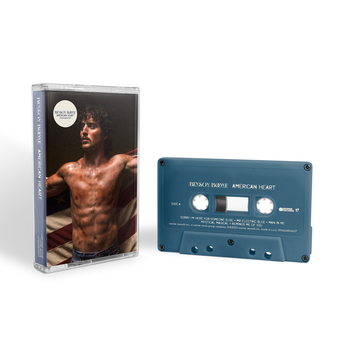 American Heart - Petrol Blue Cassette – Benson Boone