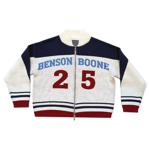 Holiday Knit Zip Up Sweater