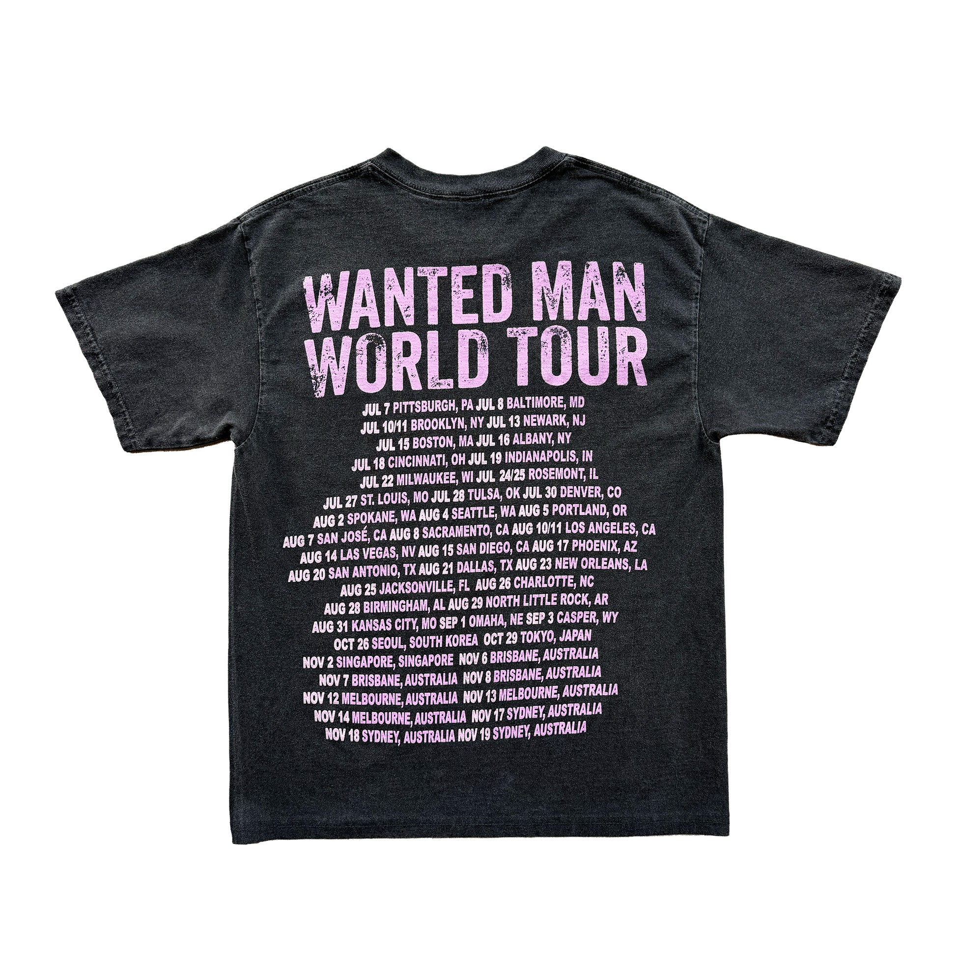 Wanted Man Dateback Photo Tee