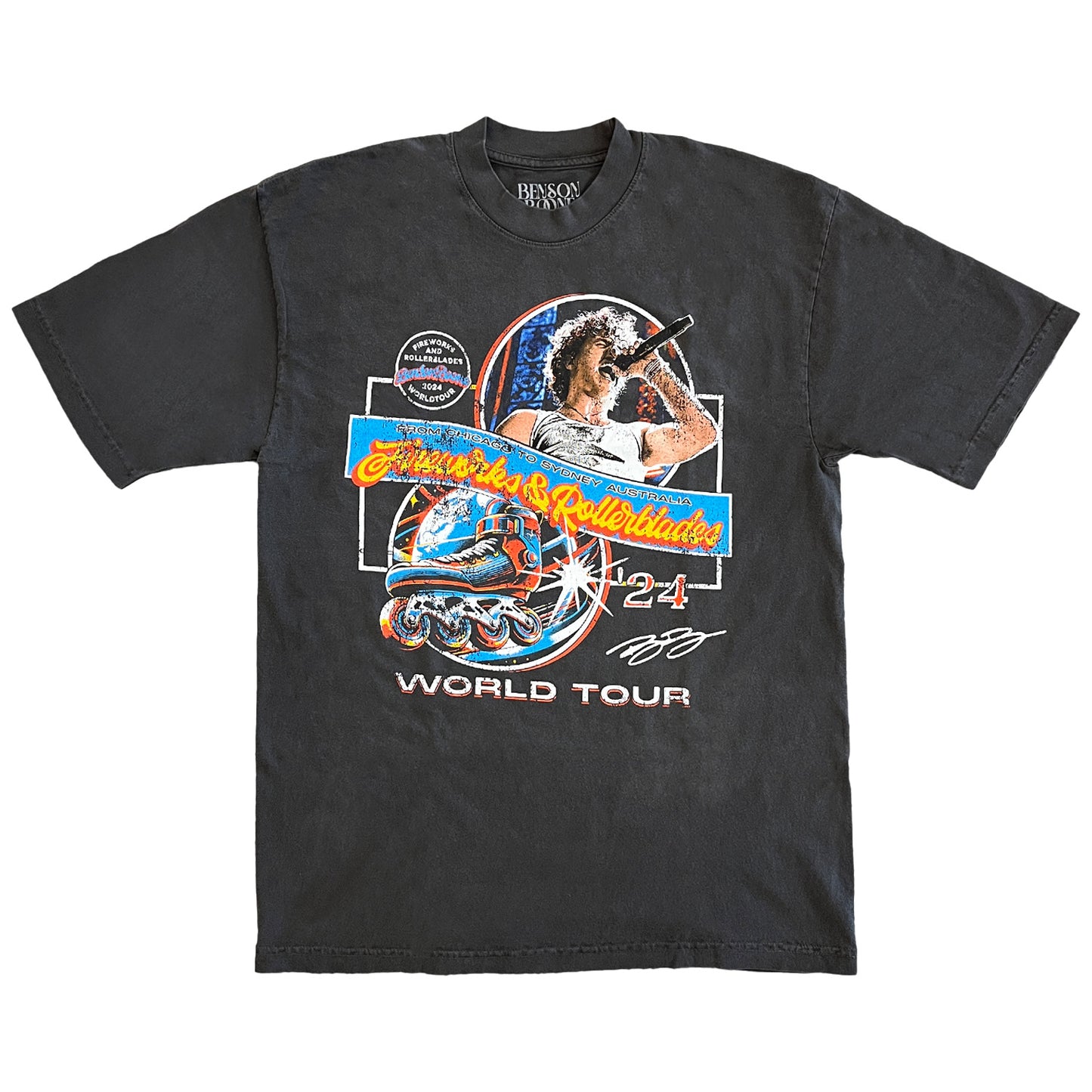 Fireworks & Rollerblades Tour Tee