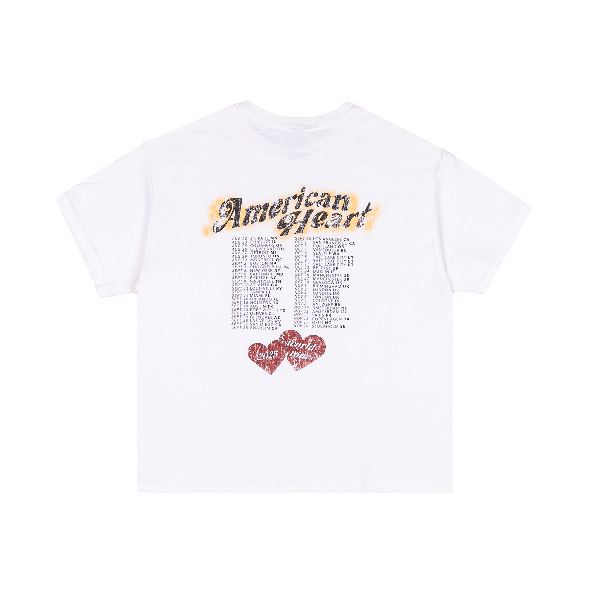 Heart Dateback Tee